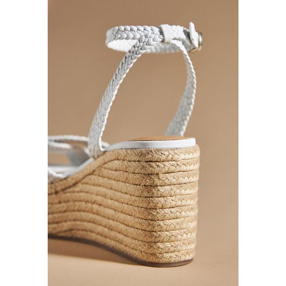 Anthropologie Woven Strap Wedge Heels - New Size 10 - Picture 3 of 4